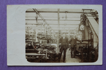 Foto Ansichtskarte AK Reutlingen 1910 Fabrik Arbeiter Technik Industrie